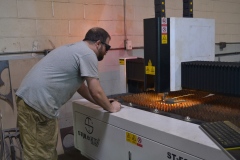 Laser cut stainless steel for maple syrup equipment